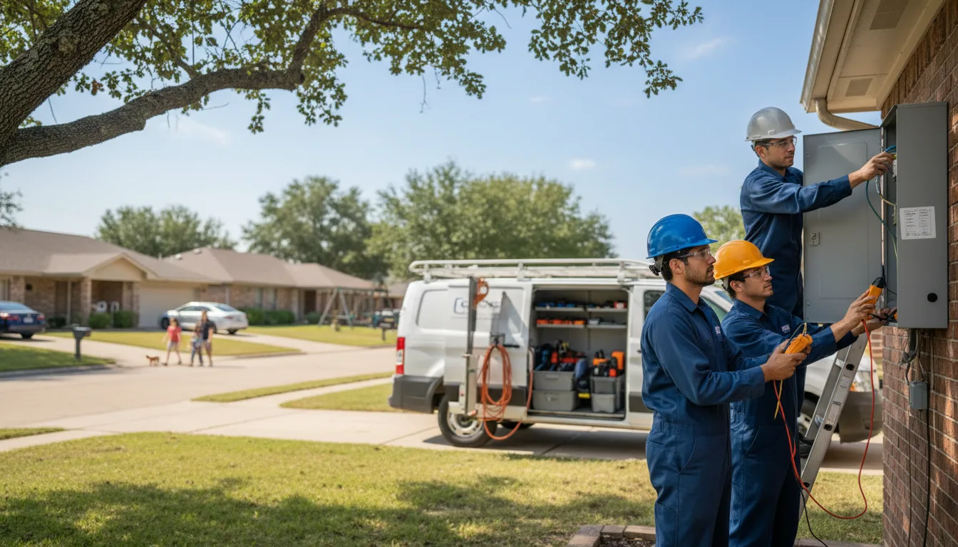 Certified electrician providing emergency electrical services in Milford Center, OH